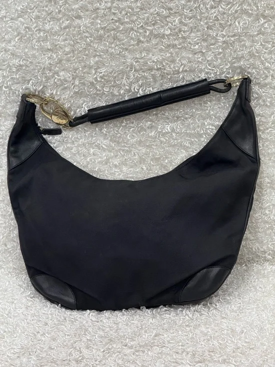 Gucci Leather Trimmed Nylon Hobo Bag - Picture 2 of 16